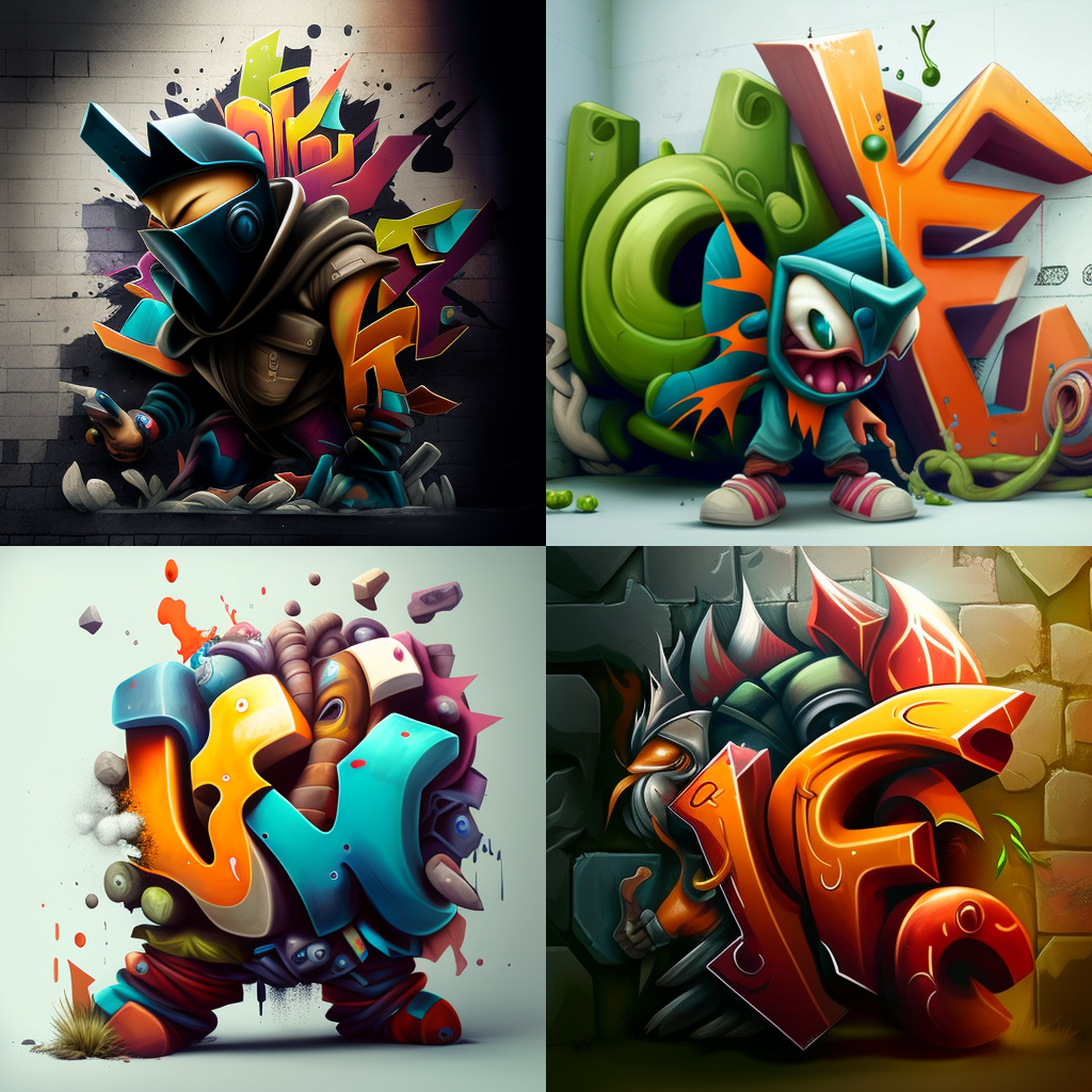 Graffiti Created With AI 10 Examples Graffid Graffiti Created With AI 10 Examples Graffid