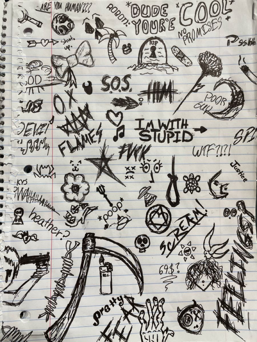 Ethos of a graffiti notebook summarized in a single image.